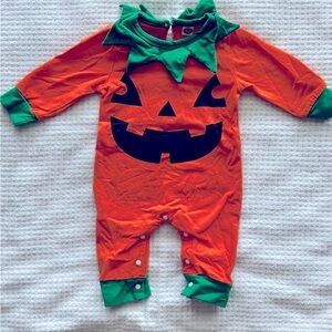 Pumpkin Halloween Costume Size 3-6M EUC